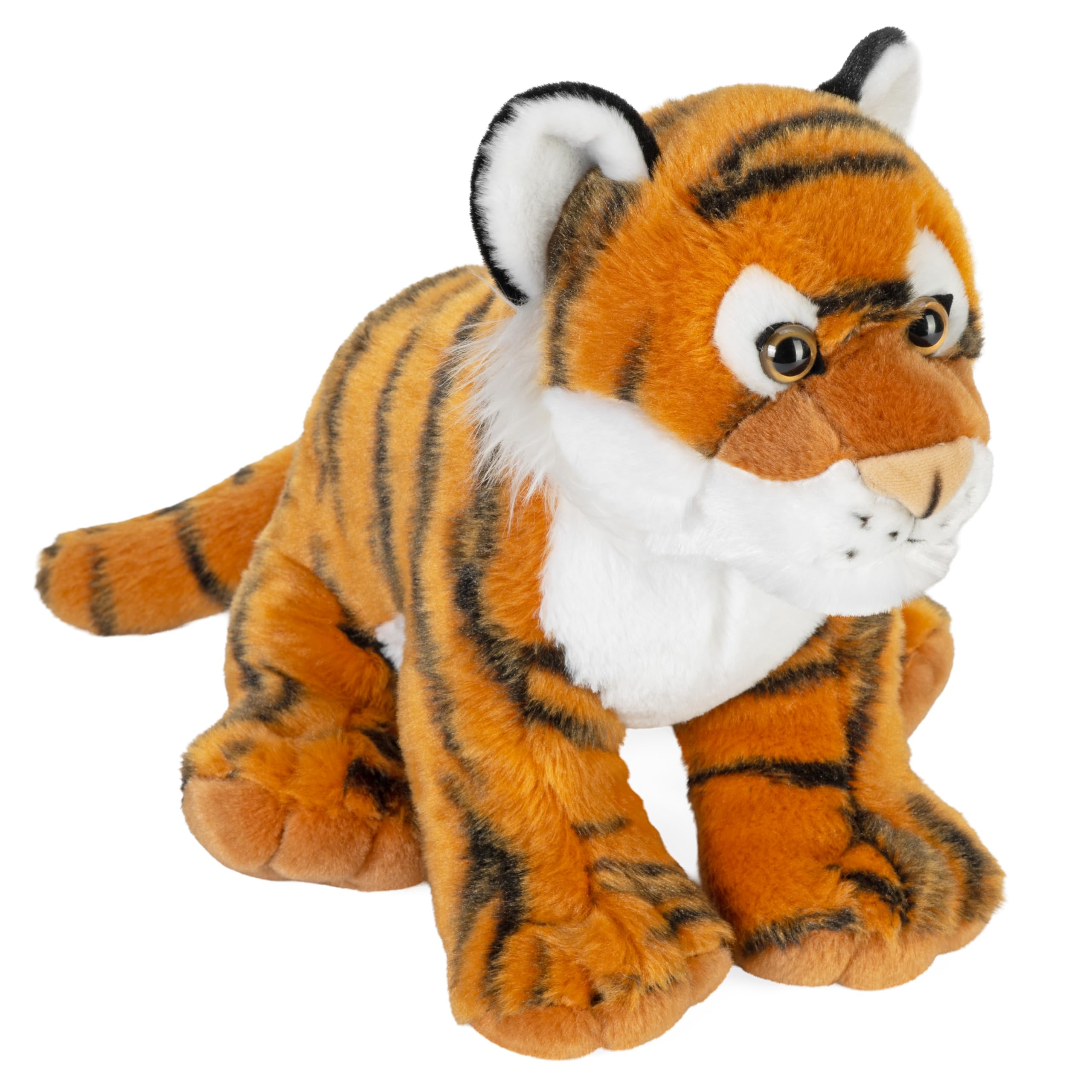 

Wild Republic Tiger Plush Toy, Baby Tiger, Wild Animal, Soft and Fluffy, 12 W16×D30×H28cm 19372