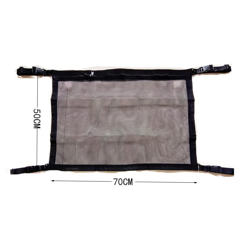 Car Roof Double-Layer Storage Mesh Organizer Bag