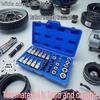 34Pcs Torx Star Sockets & Bit Set E-Security Bits Drive Hand Tools for Automotive Repair, Home DIY, and Professional Use
