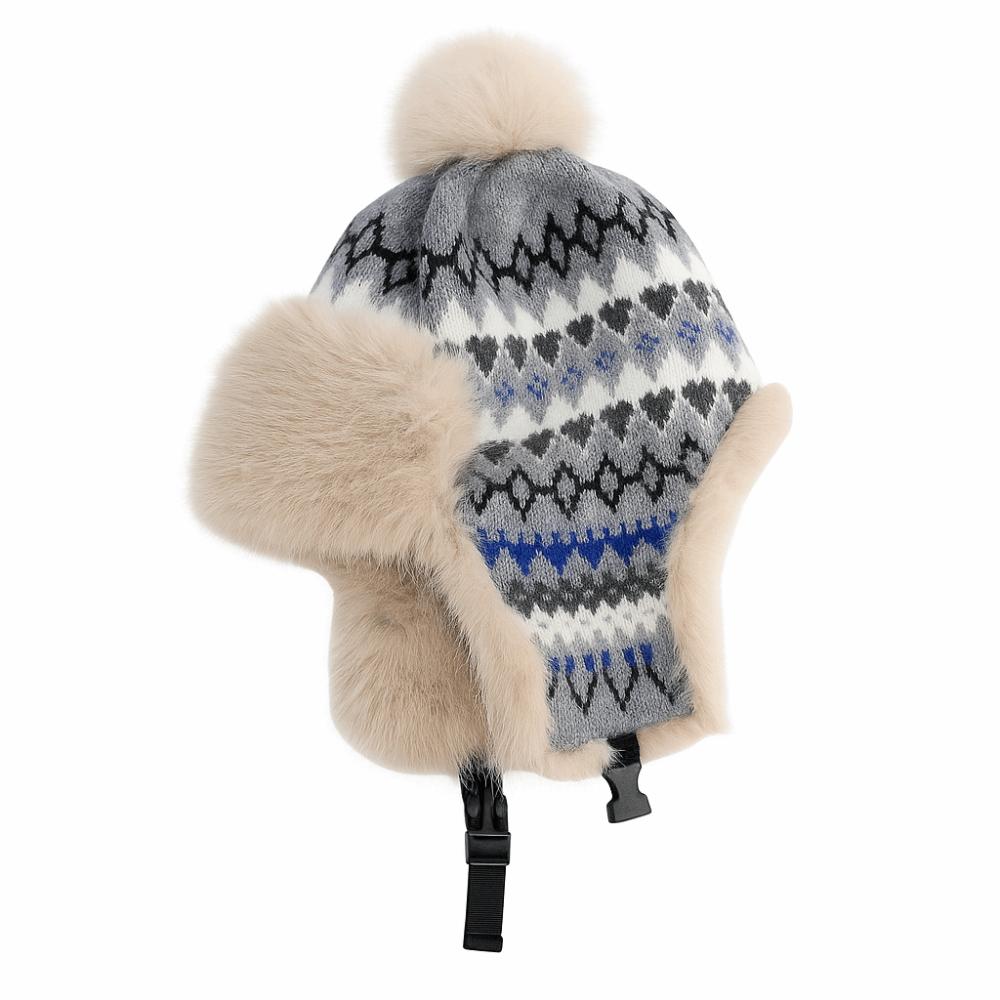Chapeau à Oreillettes Thermique Coupe-vent Chapeau en Fausse Fourrure Tendance Bonnet Chaud d'Hiver Activités Extérieures Hivernales