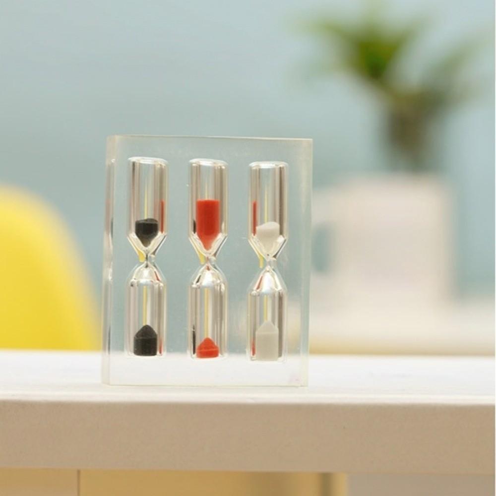 Colorful Acrylic Hourglass Timer Portable Sand Timer Clock 1/2/3/4/5 Minutes Hourglass  School Use