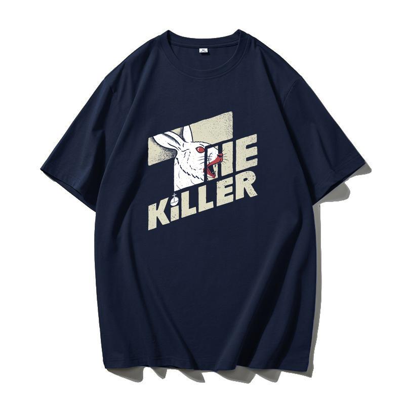 

The Killer Rabbit Killer Printed Tshirt Graphic Tshirt Highquality Mens and Womens Shortsleeved Tshirts Mens Sportswear S