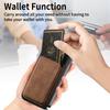 Vintage Matte Leder Magnetischer Kartenhalter für iPhone 12-17 Serie - MagSafe Slim Wallet