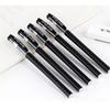 12/36pcs 0.5mm Matte Gel Pens+Refills Black Carbon Ink Ballpoint Pen Sign Pen Office & School   Supplies Stationery