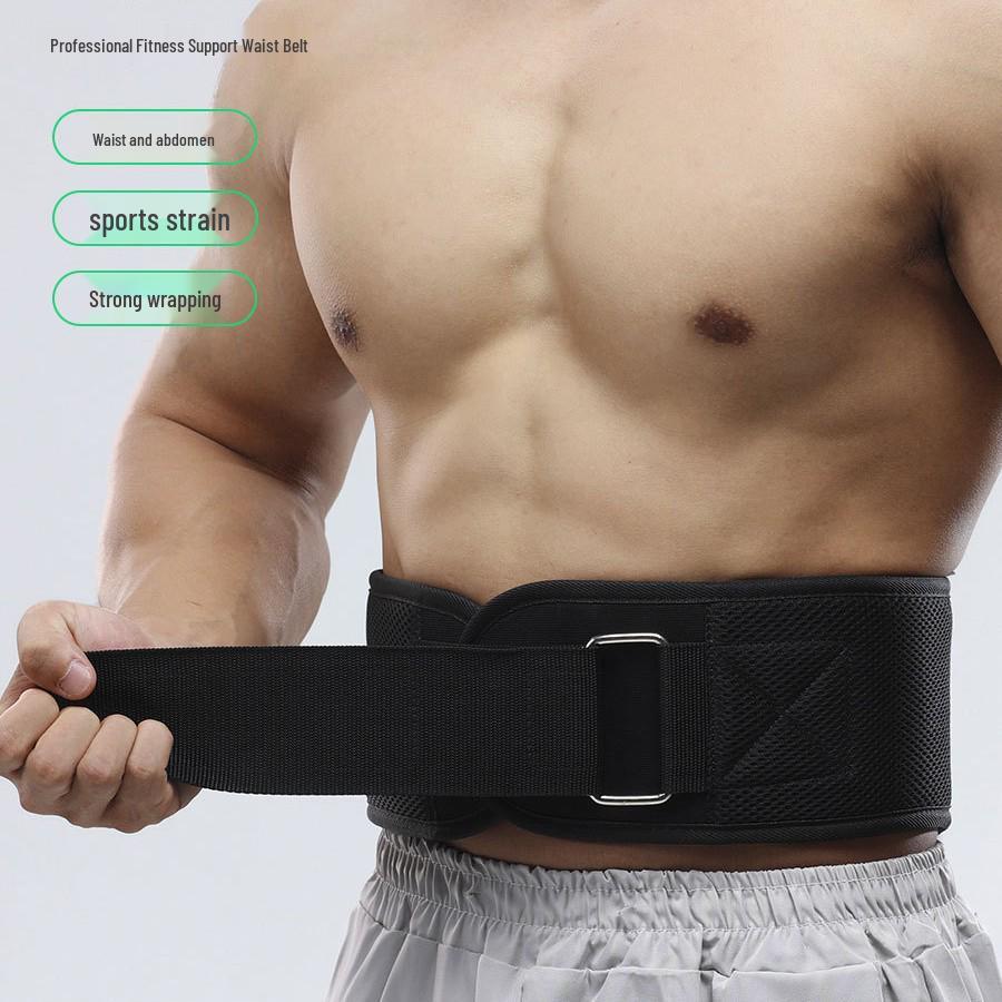 Adjustable Lumbar Support Belt for Weightlifting & Squats
