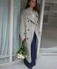 Sigreat Folding Waist Jersey Long Skirt_Navy