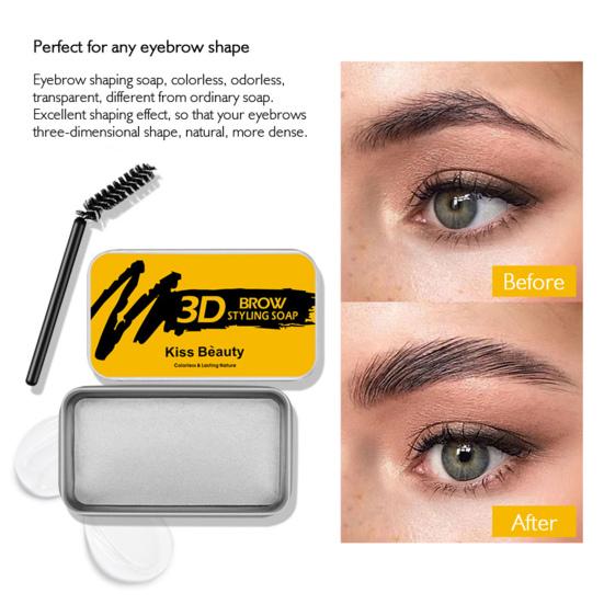 Long Lasting Waterproof Brow Setting Eyebrow Dyeing Cream with Brush Makeup Kit