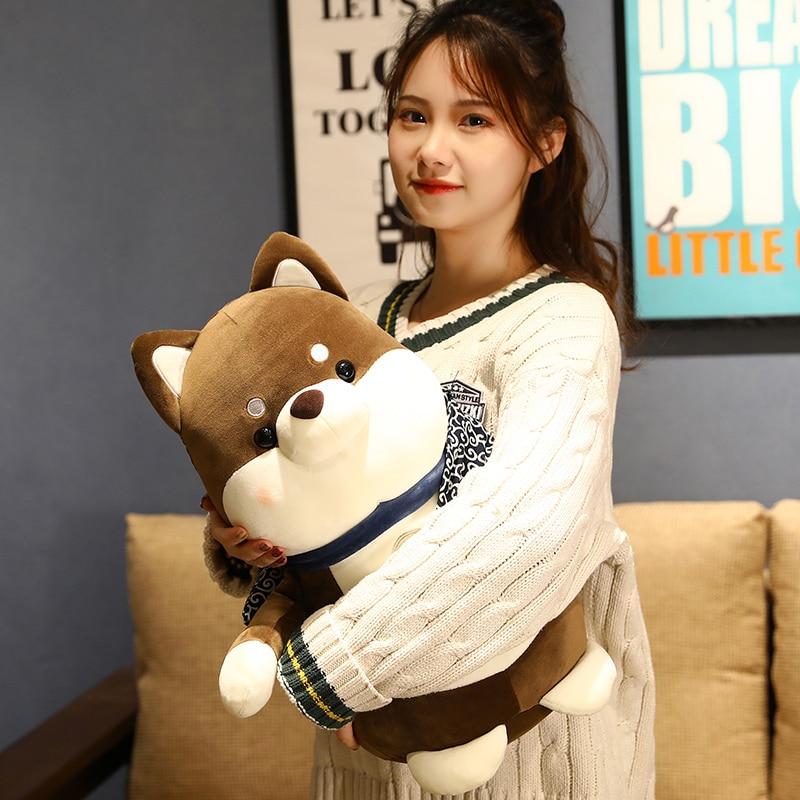 25 /35 /45cm Lieblicher Steh Dicker Shiba Inu Hund Plüschtiere Gefüllt Weich Kawaii Tier Cartoon Kissen Puppen Geschenk Für Kinder Baby Kinder