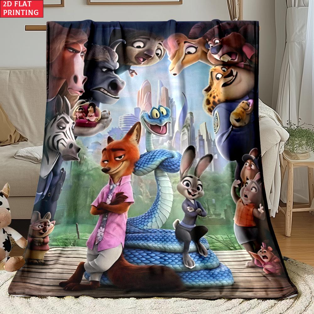 

Judy & Nick thin Flannel Blanket for Bedrooms,Living Rooms,Sofas Blankets,Lunch Breaks,Picnics,blankets fluffy blanket 130x150cm