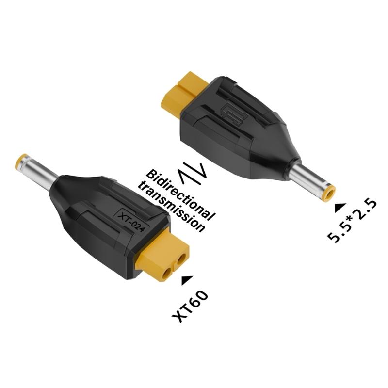 XT60 Female Conversion Head Convert To Type C and Multiple DC5521 5525 7909 Connectors Adapter for UAV Laptops