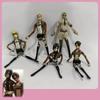 Anime Attack On Titan Rivaille Ackerman Eren Jaeger Bambola Cosplay Peluche Bambole Ripiene Scheletro in Filo Astratto Accessorio