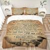 3pcs Bedding Set Love Commitment Includes 1 Comforter + 2 Pillowcases, Without Pillow Inserts, Soft Comfortable, Lightweight Breathable, Pri