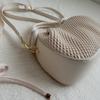 Woven Textured Handbag with Knotted Handle Stylish Women's Shoulder Bag for Daily Use and Fashion Outings