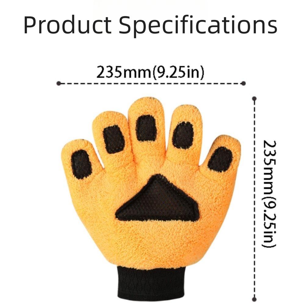 Coral Fleece Car Wash Glove Soft Absorbent Cleaning Brush Gloves Cleaning Gloves  Vehicle Cleaning 235mm/9.25in