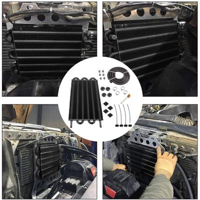 Transmission Fluid Cooler Transmission Oil Cooler 4 Row 6 Row 8 Row Aluminum Engine Oil Cooler Car Modified Accessories