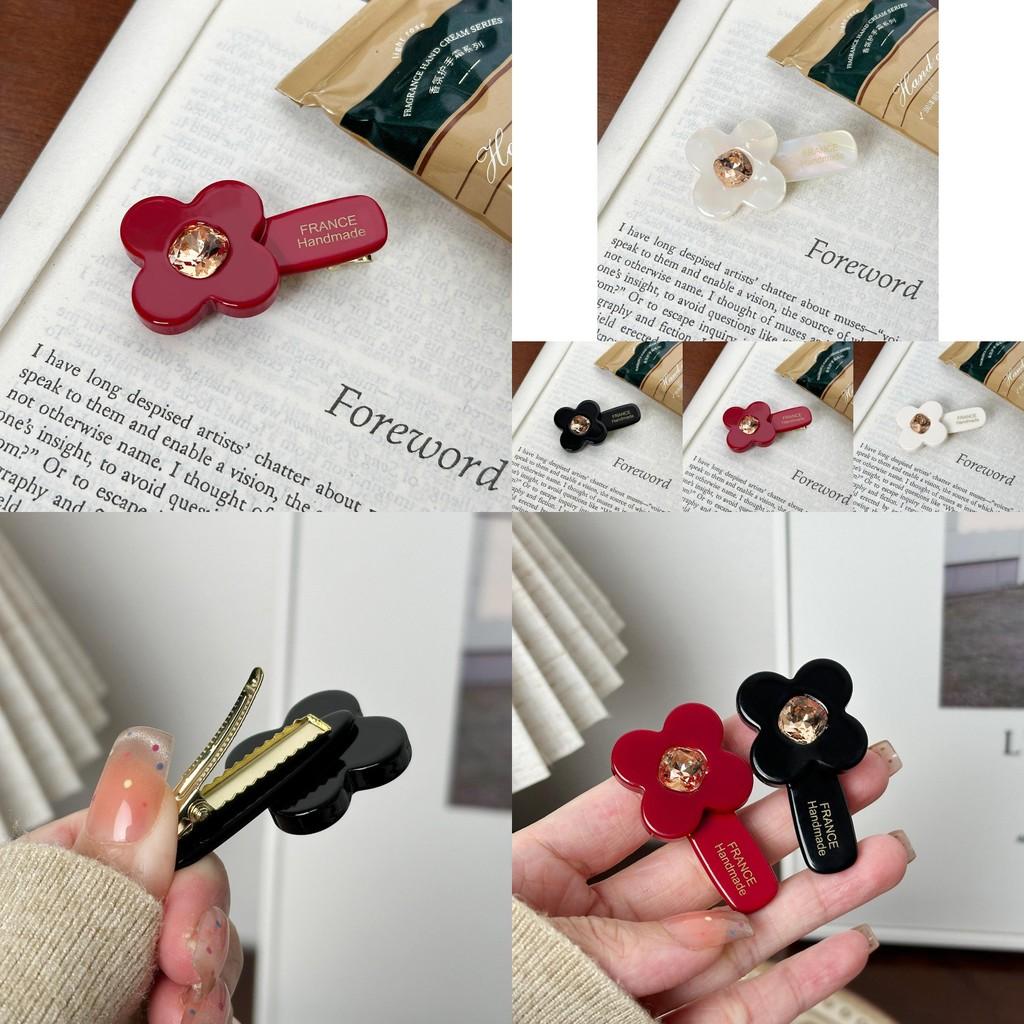 Luxury Acetate Mini Hair Clips With Crystal Embellishments For A Fashionable Look In Fall 2024