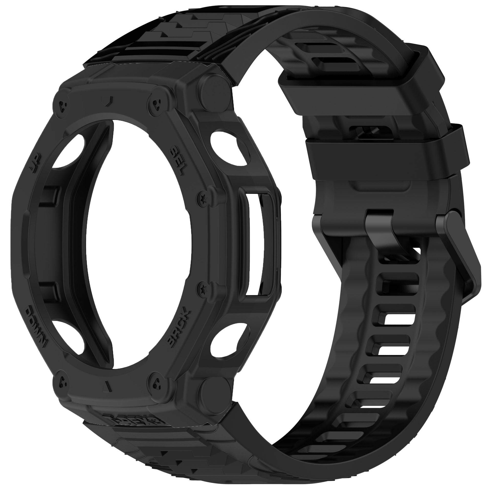 

Case Strap For Amazfit T-REX3 Band Silicone Sport Bracelet For Amazfit T rex3 Watchband Accessories Replaceable Wristband Correa Amazfit T-REX3 чорний