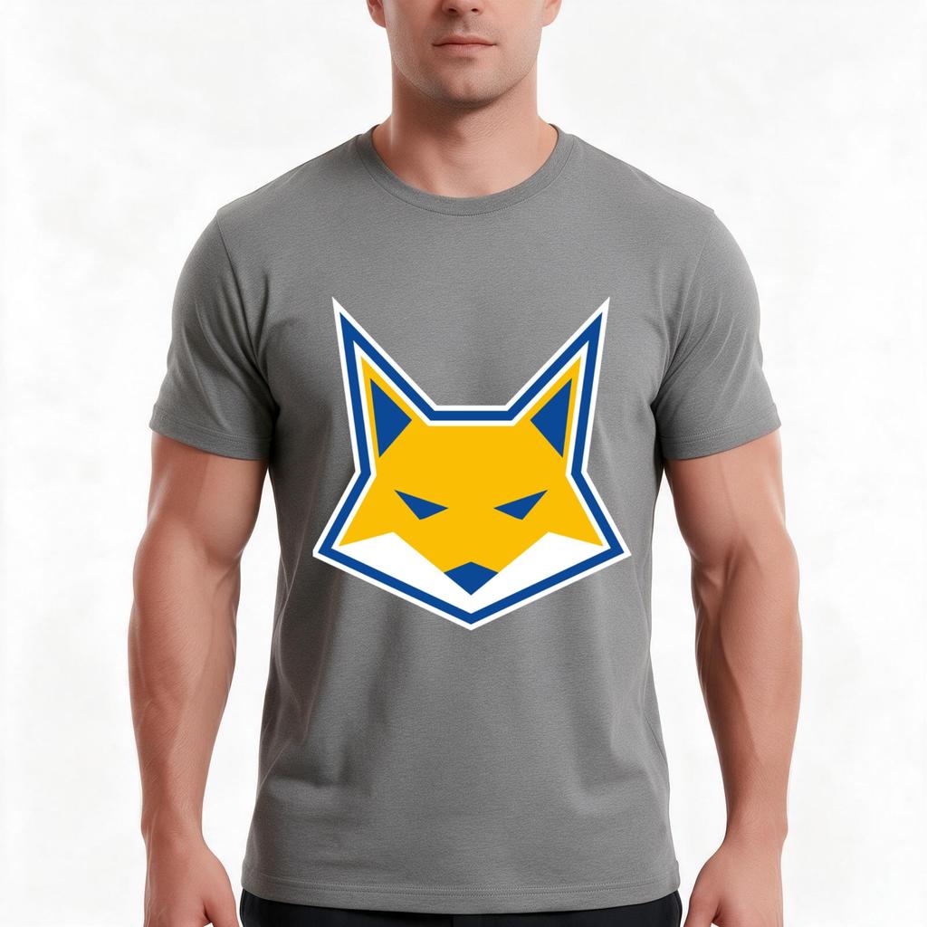 Fox Tshirt Summer Casual Cotton Tee Oversized Streetwear Tops Vintage Graphic Print Loose Fit Short Sleeve 100 Cotton