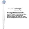 Waterpik TB100E Replacement Tips for WP450 WP100 Water Flosser, Dental Water Jet Toothbrush Tips, Deep Clean Teeth