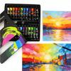 24-color Aluminum Tube Acrylic Oil Paint Set for Beginners Art Gouache Paint Painting Set