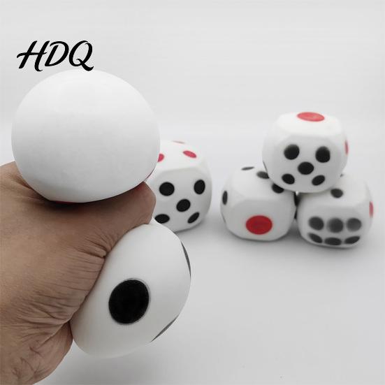 Dice Stress Toy 1/2Pcs Giant Relief Toy, Squeeze for Focus Relaxation Cube Aid & Anxiety Reduction, Sensory Hand Exercise Tools