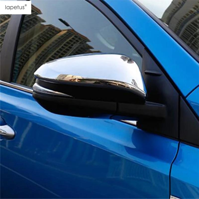 Ozdobna Nakładka na Lusterko Boczne Tylne Drzwi Samochodu Listwa Akcesoria ABS Chromowane Do Toyota Rav4 Rav 4 2014 2015 2016 2017 2018