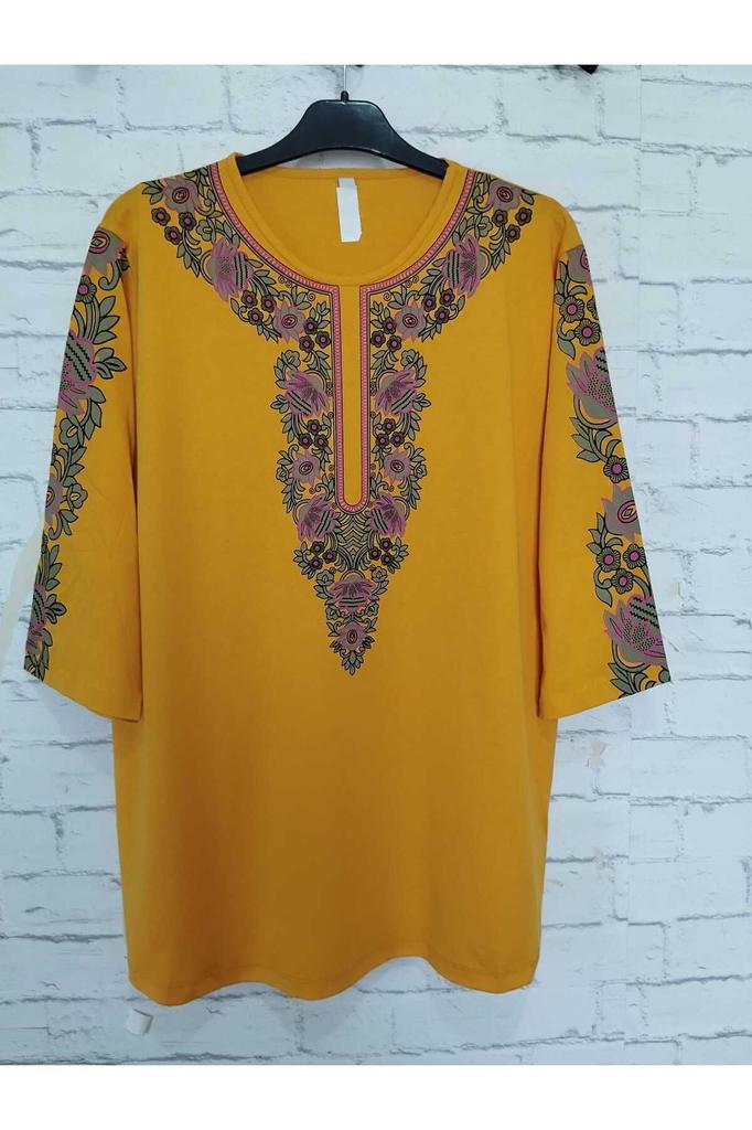 Damenbluse in großen Größen, perfekter Sommer, ganz aus Baumwolle, gekämmte Baumwolle, Bluse in großen Größen