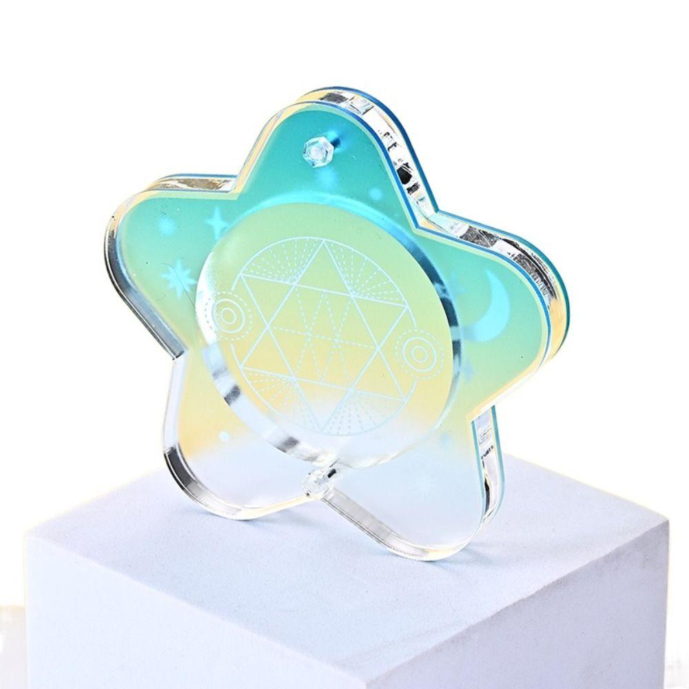 Мини Коробка для хранения аниме значков Акриловая защита для значков Чехлы для демонстрации значков Аниме Коллекционный Blue-Star