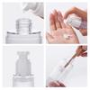 1Pc 15/30/50ml Plastic Epmty Vacuum Travel Clear Lotion Cosmetic Spray Refillable Bottle