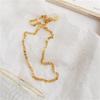 18K Gold Plated French Design Retro Necklace for Women