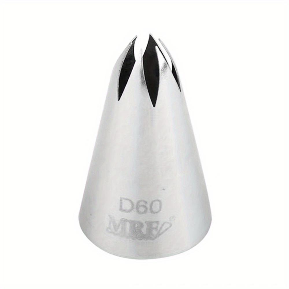 

1 шт., насадка для кондитерских изделий из нержавеющей стали, насадка для глазури, для украшения кексов серебряный