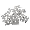 20Pcs Solar Panel Grounding Clip Washer Spacer 28X50Mm Photovoltaic Conductive Sheet Puncture Gasket
