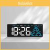 Modern Minimalist Led Alarm Clock With Temperature Display Usb Power For Bedroom Desk Decor