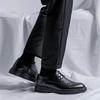 Men's leather shoes work light British bright leather heightening dress casual suit leather shoes men