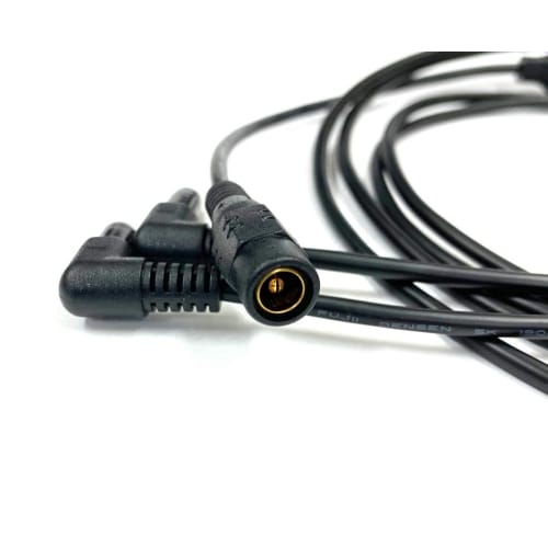 Pro Cable LAC-DC Branch Cable for Effects Pedals (All Unplated, Daisy Chain 5-Branch Type, L-Shaped Plug)