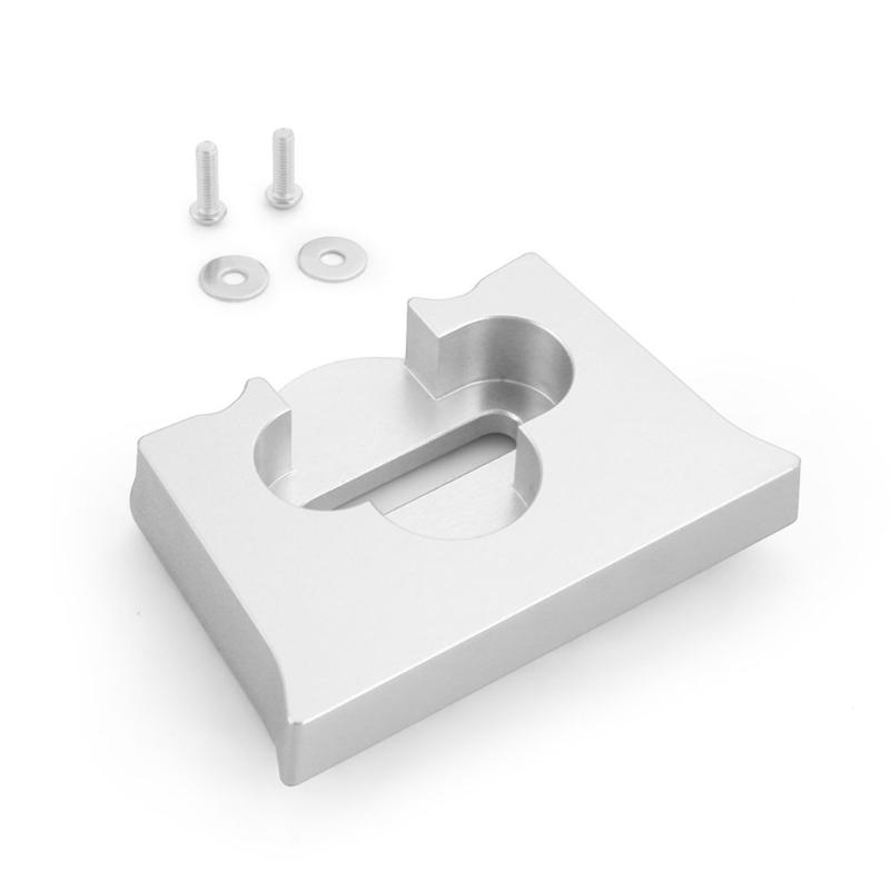 Aluminum Alloy Tailgate Limiter Tailgate Latch Stop Bumper Kits Styling Accessories серебряный