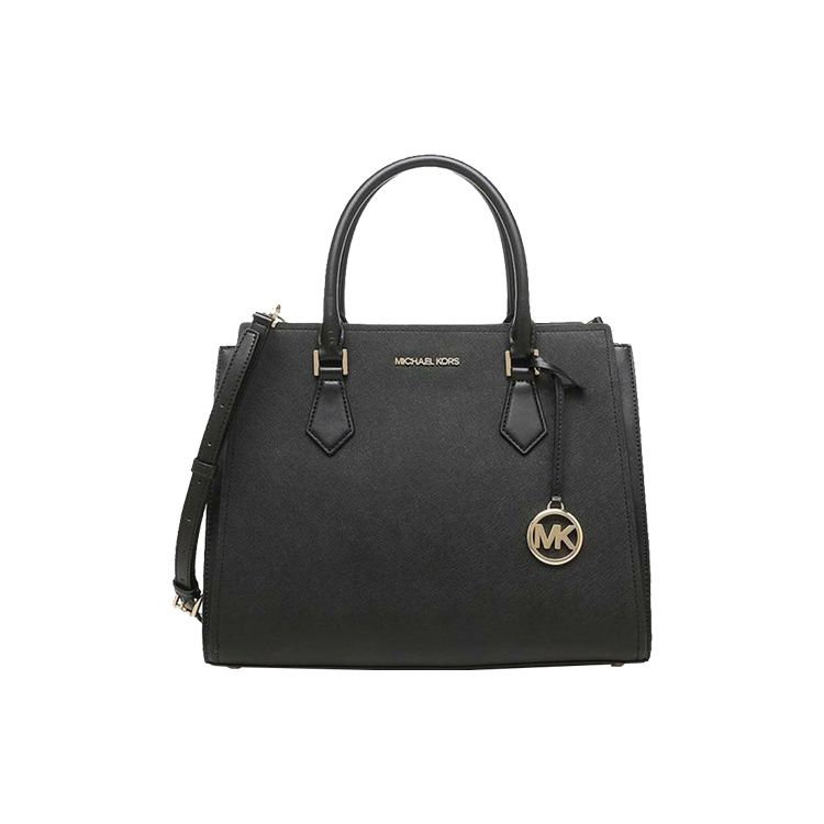 

Michael Kors MK Hope Minimalist Vintage Commuter Large Capacity Leather Briefcase Tote Women Bags Black 35T0GWXS3L-001 Basic Set (Bag+Dust Bag)