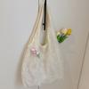 Lace Flower Large-capacity Single-shoulder Tote Bag Commuter Underarm Bag