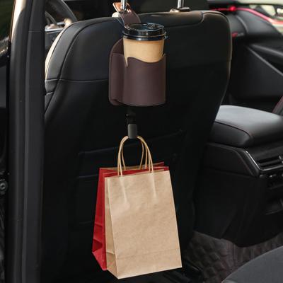 JEYODA Car Drink Rear Seat Seat Luggage Cup Smartphone Drink Storage Car Headrest Car Small Item Easy Installation Car Convenient Gadget Holder, Hook,