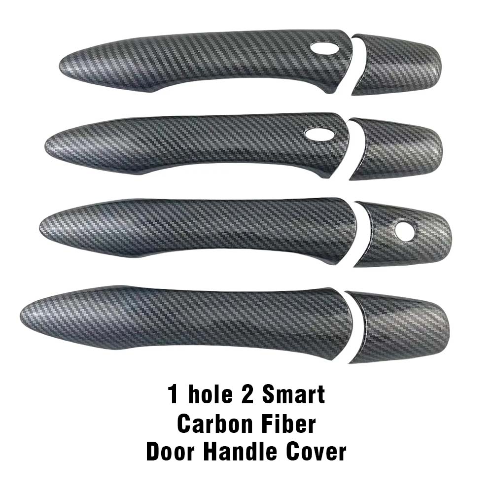 Car Decoration Door Handle Cover For Infiniti QX50 QX56 QX60 QX70 2008-2024 Carbon Fiber Glossy Black Cars Accessories