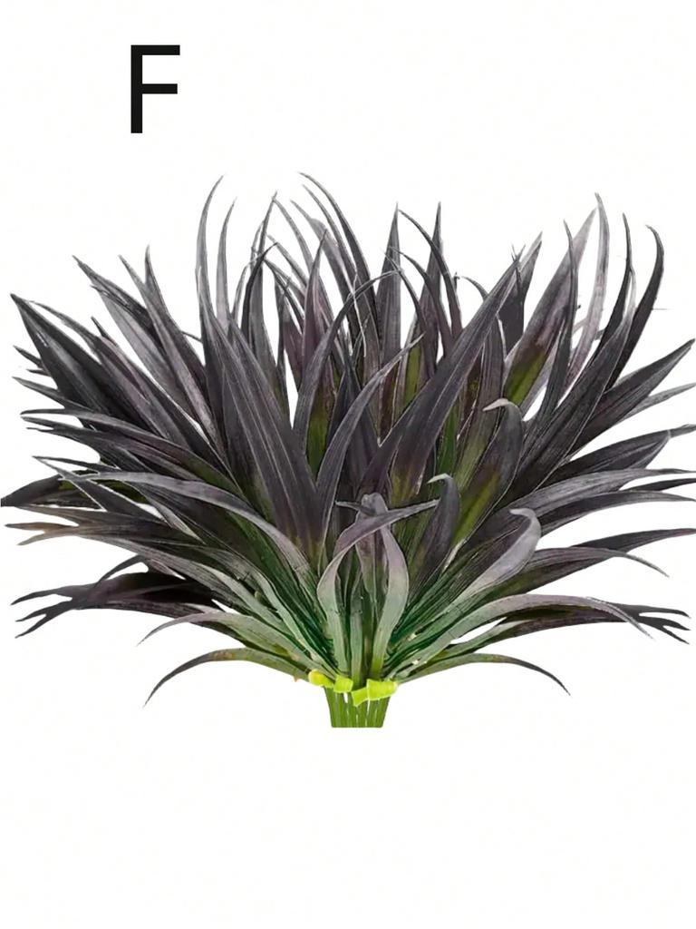 1 pack of 4pcs anti-ultraviolet artificial tall grass plant spider plant bouquet home decoration floral supplies