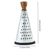 Cone Grater Cheese Grater Manual Cheese Grater Stainless Steel Silver Grater Veggie Chopper Vegetable Sturdy Cheese Grater