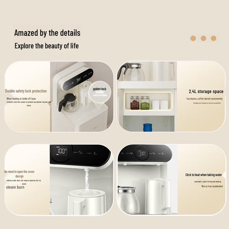 Midea Smart Tea Bar Water Dispenser with Kettle YCR-2335