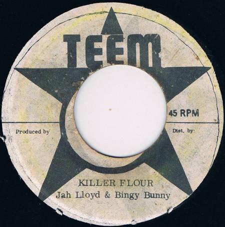 

7inch Record JAH LLOYD & BINGY BUNNY - Killer Flour NONE Teem 1975 Jamaica Reggae, Ska & Dub Used
