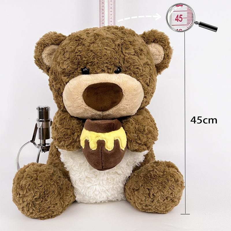 New Honeypot Bear Doll Plush Toy Cute Cartoon Teddy Bear Doll Pillow Birthday Gift