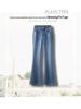 Retro High Waist Micro Flare Jeans for Women - Slimming Horseshoe Pants for Spring & Autumn 2025
