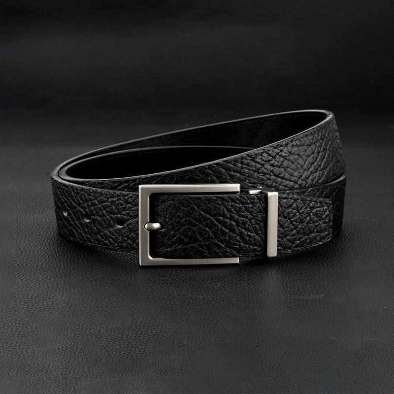 High-end Light Luxury Top Layer Pure Cowhide Men s Belt Alloy Pin Buckle Business Casual Jeans Belt Men s Belt 110cm