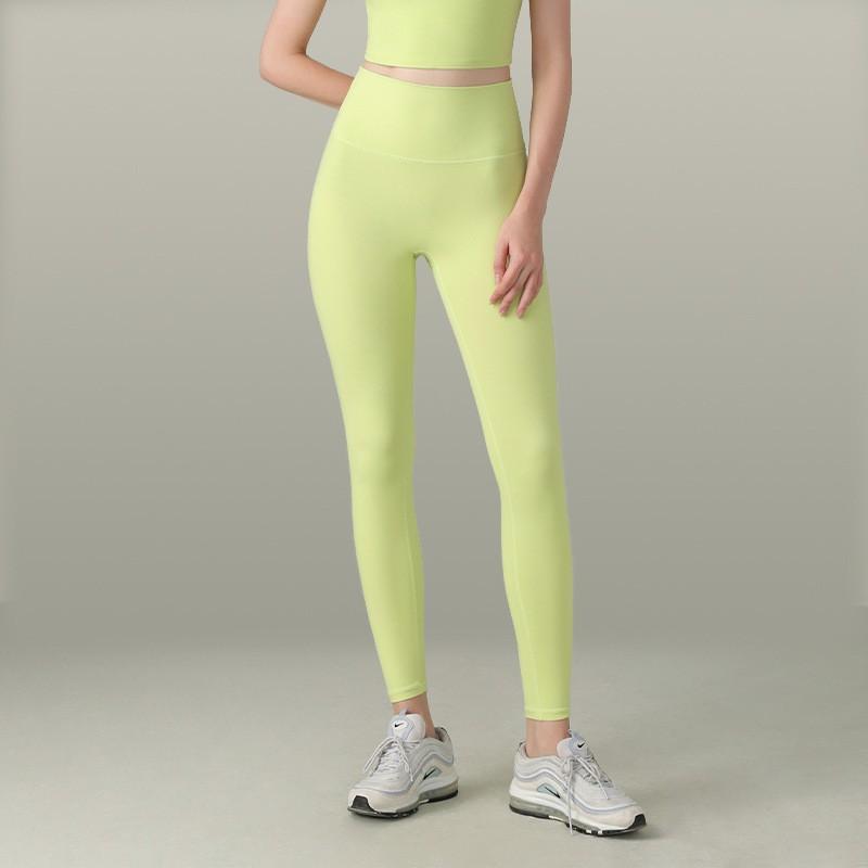 High-Waisted Seamless Yoga Leggings Women Breathable Stretchy Workout Pants One Size Fits Most
