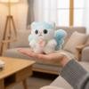 Mini Size Cat Plush Keychain Soft Fluffy Kitten Plush Keychain  Bedroom Decor