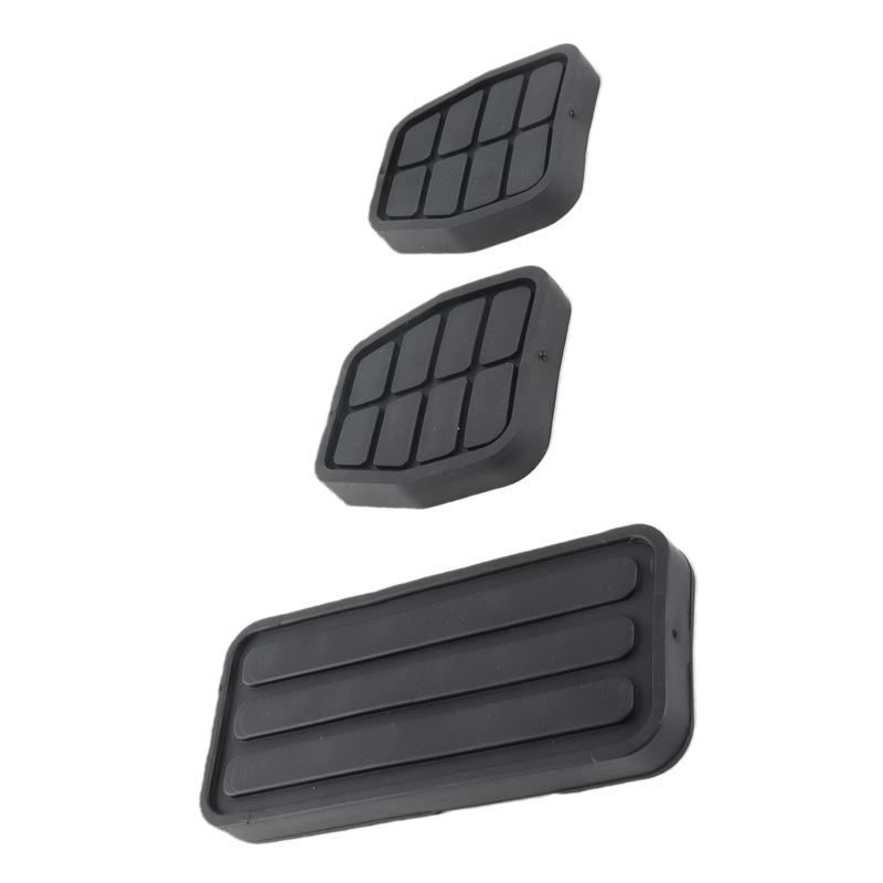 321721173  Brake Accelerator Pedal Pad Set Black Flexible Perfect Fit Rubber Heat Resistant for Repair